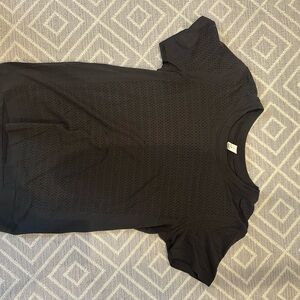 lululemon athletica Black Perforated Top